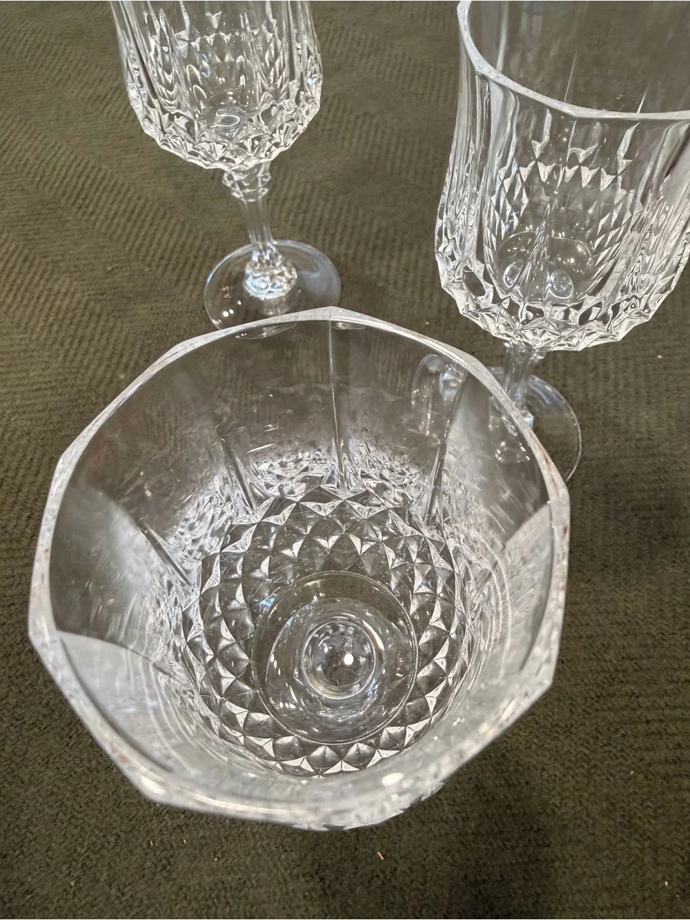 Cristal d’Arques Longchamp Wine Glasses - Crystal Set of 3